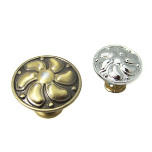 Furniture Hardware Gold Zamak Cabinet Drawer Pulls Handles For Cabinet Hardware