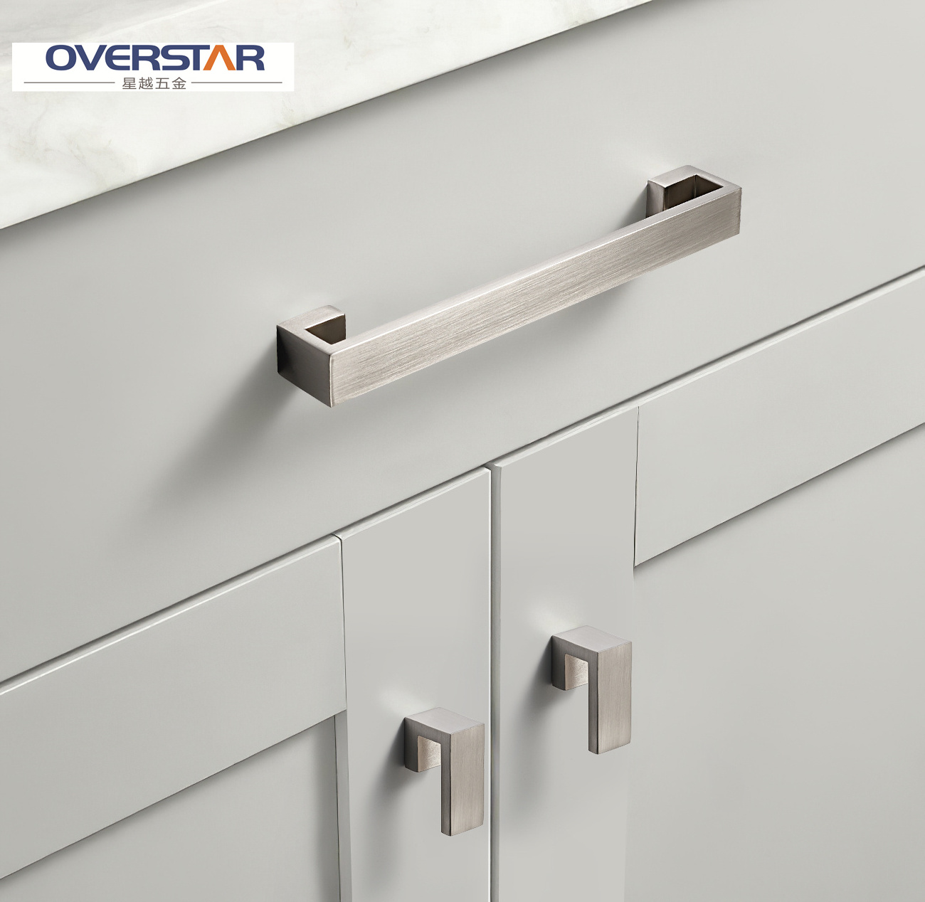 furniture handle ceramic drawer knobs Zinc Alloy Brushed Nickel Cabinet handle Pulls And Knobs