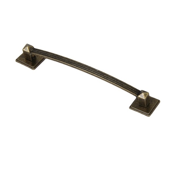 modern furniture kitchen zinc door handle solid brushed brass cabinet pulls