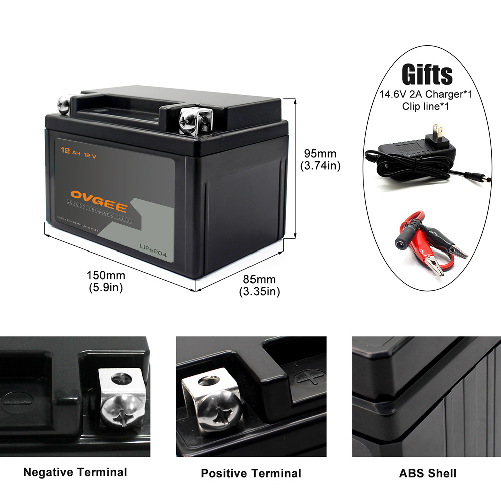 new products motorcycle starting battery 12v 3ah 5ah 7ah 12ah 20ah lithium motorcycle battery