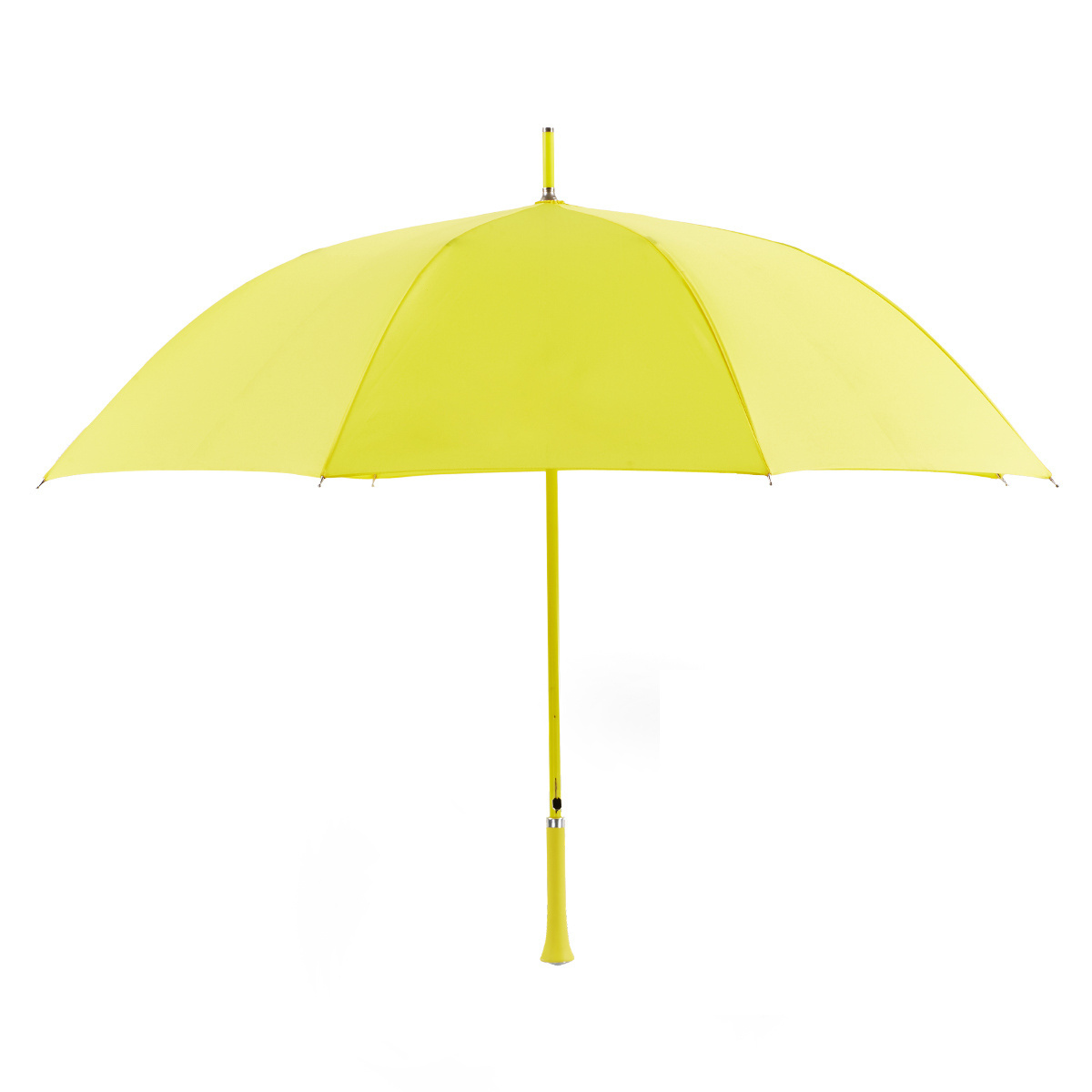 Ovida full body factory yellow fiberglass PU cover handle crystal diamond yellow umbrella