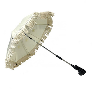 Ovida portable baby beach umbrella with tassels baby stroller umbrellas