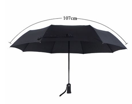 Ovida Creative Night Use Safety Automatic Fold Lightweight Compact Reflective Light Up Outdoor Umbrella Portable With Led Light