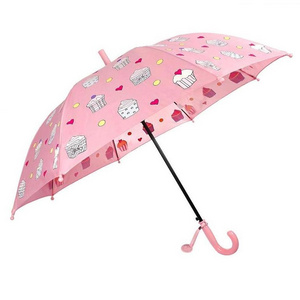 Ovida  School Children Umbrella Creative Custom Printing Gift For Baby Color Changing Ice Cream Kids Umbrella