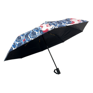 Best selling 3 Fold Travel Umbrella Automatic Strong Wind Resistant Factory Direct Supply Custom Umbrellas No Minimum