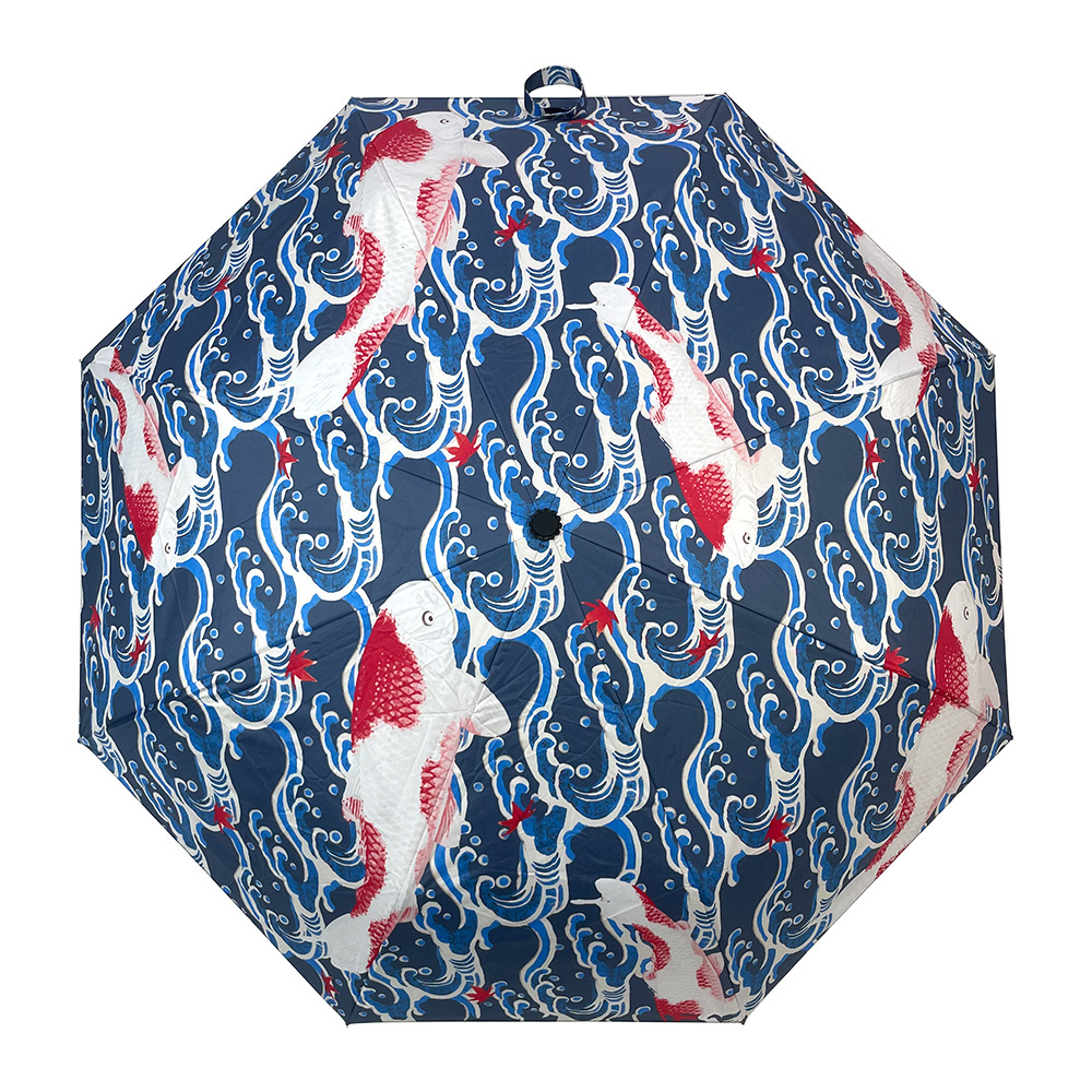 Best selling 3 Fold Travel Umbrella Automatic Strong Wind Resistant Factory Direct Supply Custom Umbrellas No Minimum