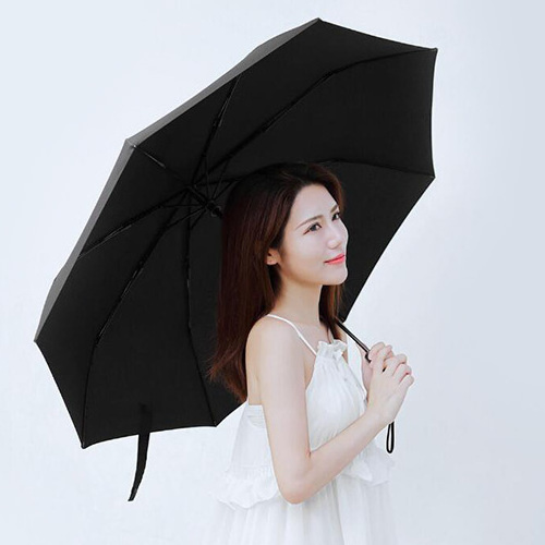 Ovida 3 Umbrella Folding RPET Material Automatic Folding Umbrella Reverse Umbrella With Logo Printing