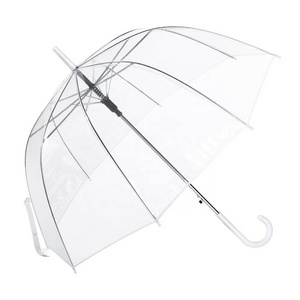 OVIDA WHOLESALE CUSTOM FASHION PROMOTIONAL PVC DOME TRANSPARENT STRAIGHT UMBRELLA