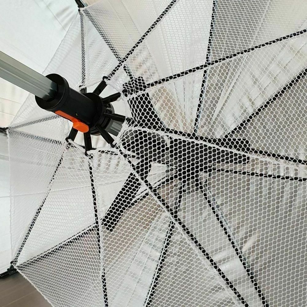 Ovida high end New Technology Fan Umbrella with Water Spray For Hot Summer cooling mist umbrella