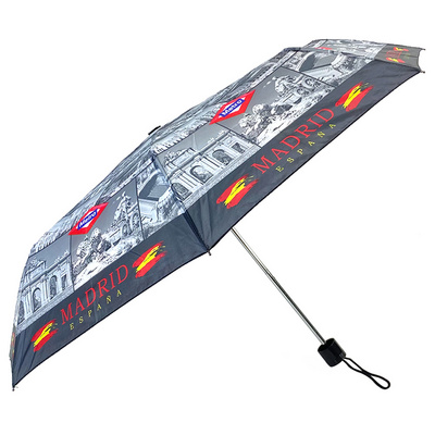 Ovida   Manual White Cheap Waterproof Sun Umbrella Grey Guarda Chuva Grande Unique Print cultural heritage umbrella