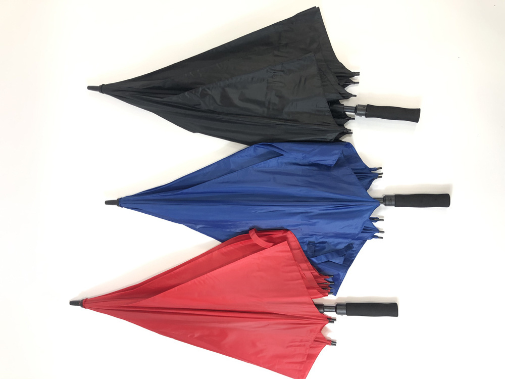 Ovida Hot Selling Popular Customized Outdoor Single Layer Golf Windproof Large Automatic Open Umbrella Parasol