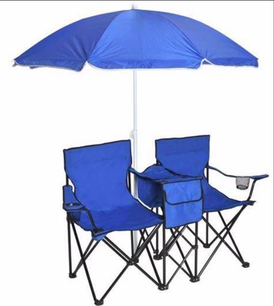 Ovida 6Ft Garden Pool Outdoor Parasol 3 Folding Section Portable Beach Umbrellas