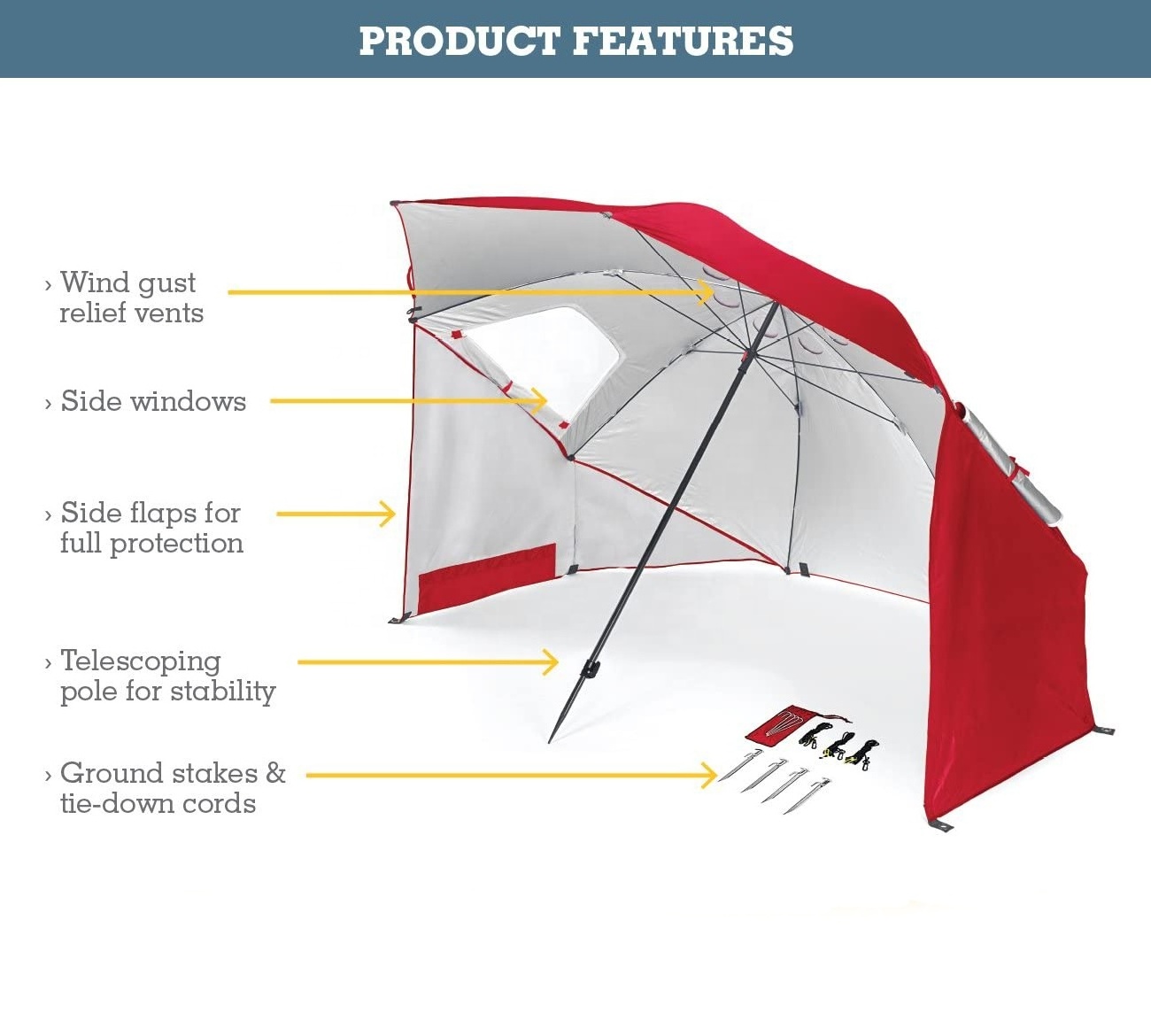 Ovida outdoor pool parasol folding brolly shelter pool outdoor fishing umbrellas