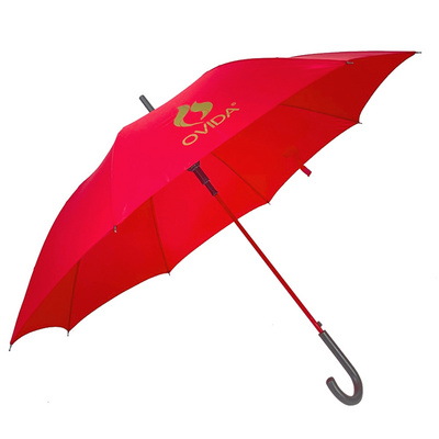 Ovida Advanced Colored Frame Umbrella And Red Shaft Heavy Duty Waterproof Custom Umbrella With Logo