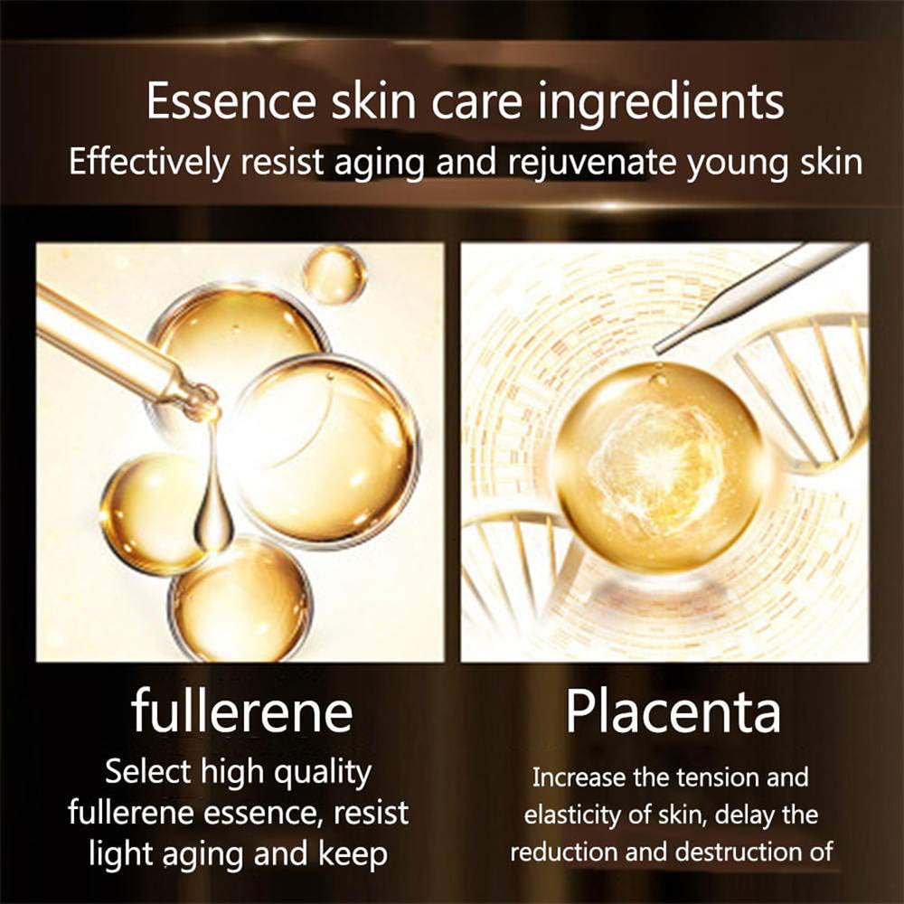 Fullerene placenta facial serum capsules moisturizing and nourishing the skin repair firm  facial essence capsules whitening