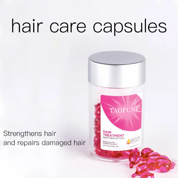 Customized OEM/ODM vitamin wash free hair care capsule to repair damaged hair moisturize and soften hair repair essence capsule