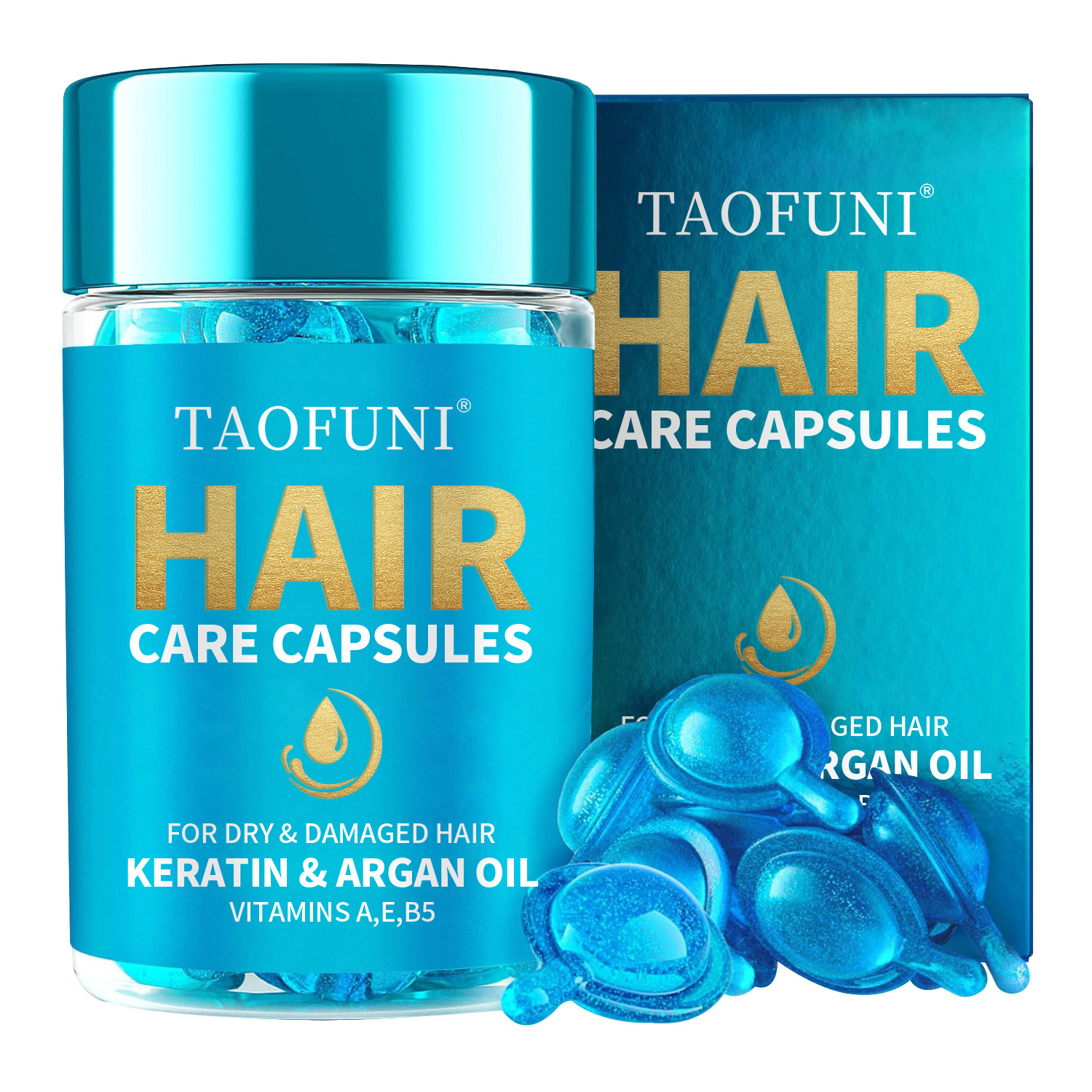 soft light miosturizing deep Hair Serum Oil capsules Removefrizz Repair damaged hair more manageable hair essence capsules