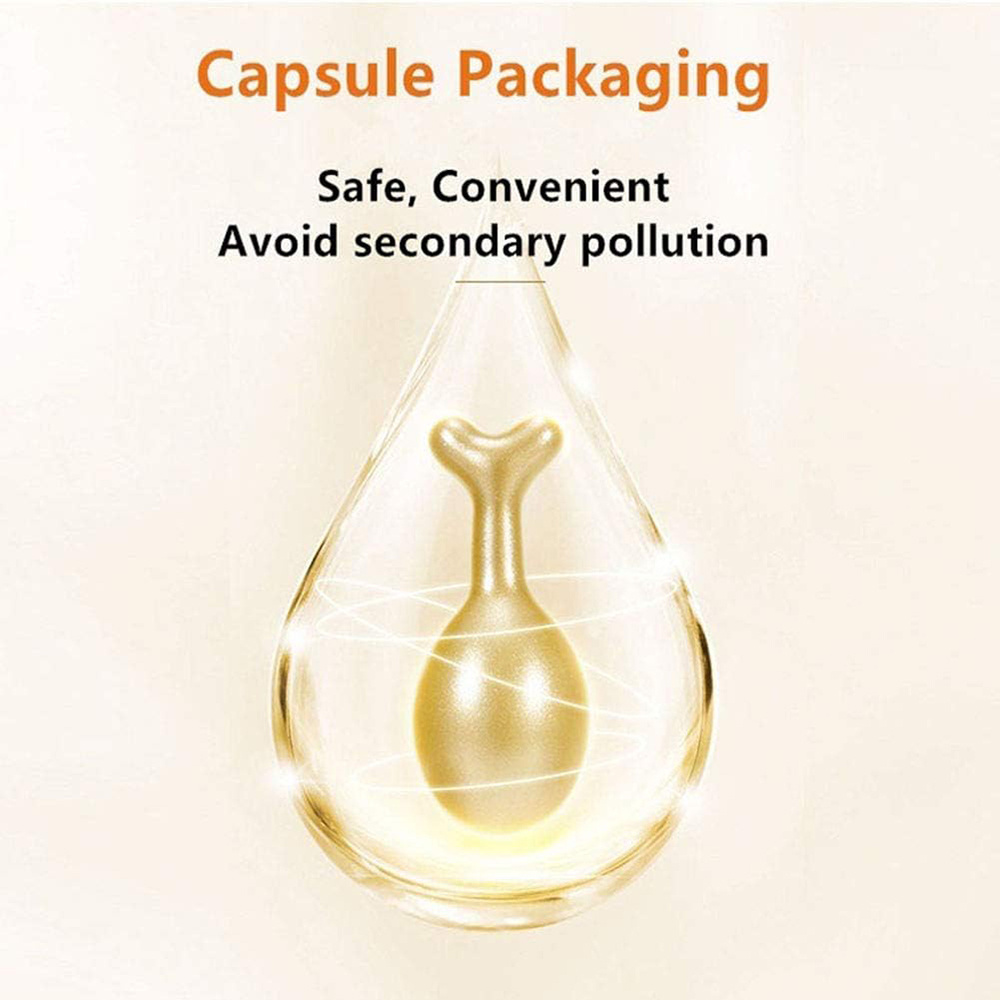 Fullerene placenta facial serum capsules moisturizing and nourishing the skin repair firm  facial essence capsules whitening