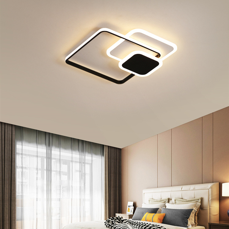 Wholesale simple modern style led lamp high light transmittance acrylic bedroom ceiling light