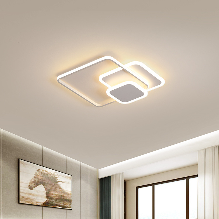 Wholesale simple modern style led lamp high light transmittance acrylic bedroom ceiling light