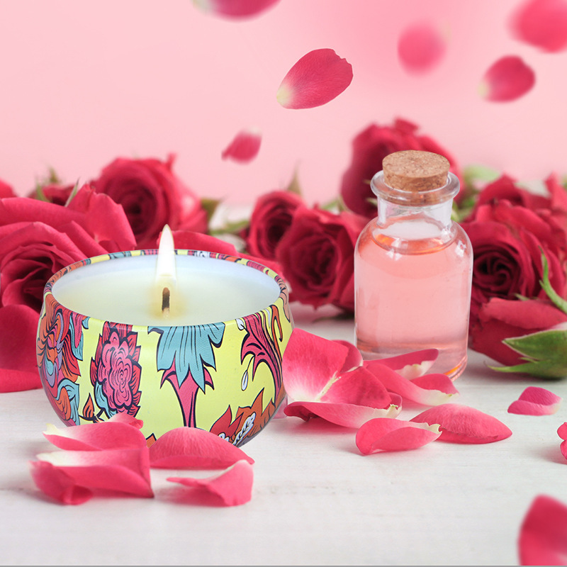 Hot Sale Anniversary Valentine's Day home bedroom long lasting scented candle scented candle with real flame