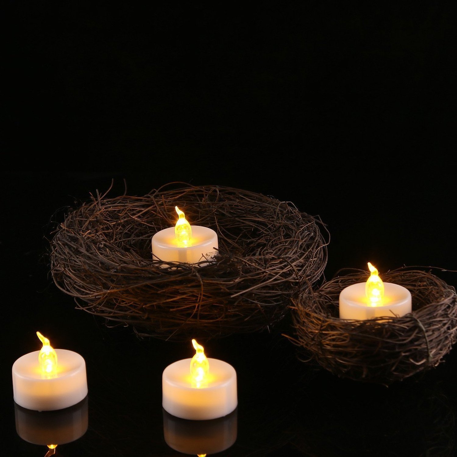 Mini Flameless Flickering Tea Lights Candle Low Price with Battery CR2032 LED Tea Light Candle for Wedding Christmas Party