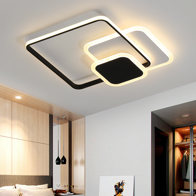 Wholesale simple modern style led lamp high light transmittance acrylic bedroom ceiling light