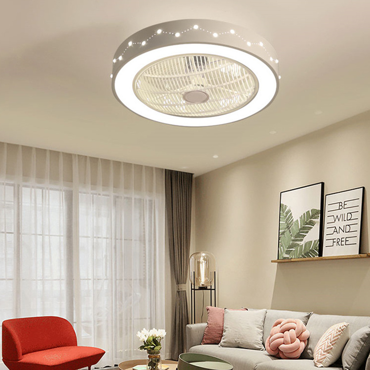 22 inch new design bedroom fan light contemporary simple style ceiling fan light