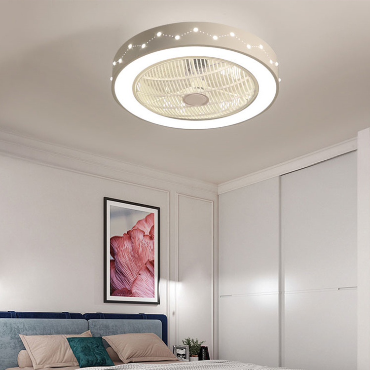 22 inch new design bedroom fan light contemporary simple style ceiling fan light