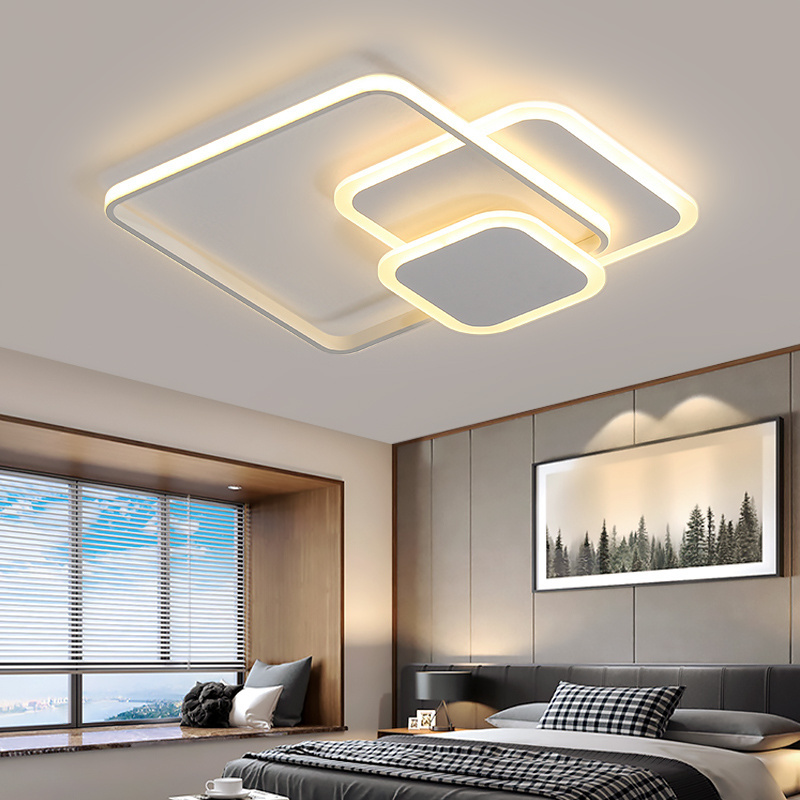 Wholesale simple modern style led lamp high light transmittance acrylic bedroom ceiling light