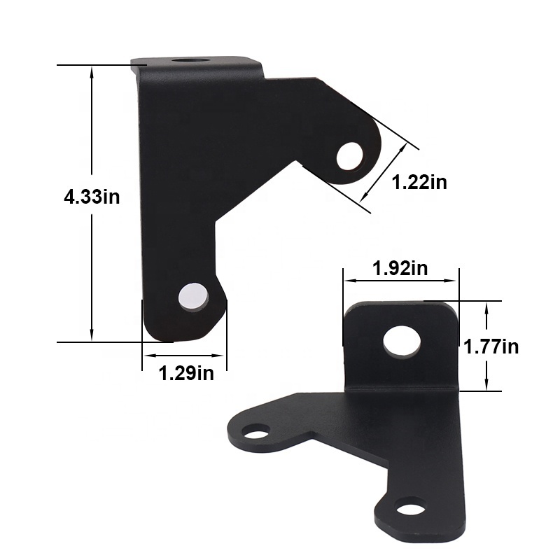 OVOVS Car Accessories Spare Tire CB Steel Antenna Mount Bracket for Jeep Wrangler JK 07-17 2-4 Door