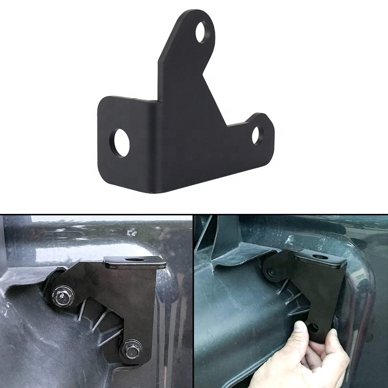 OVOVS Car Accessories Spare Tire CB Steel Antenna Mount Bracket for Jeep Wrangler JK 07-17 2-4 Door