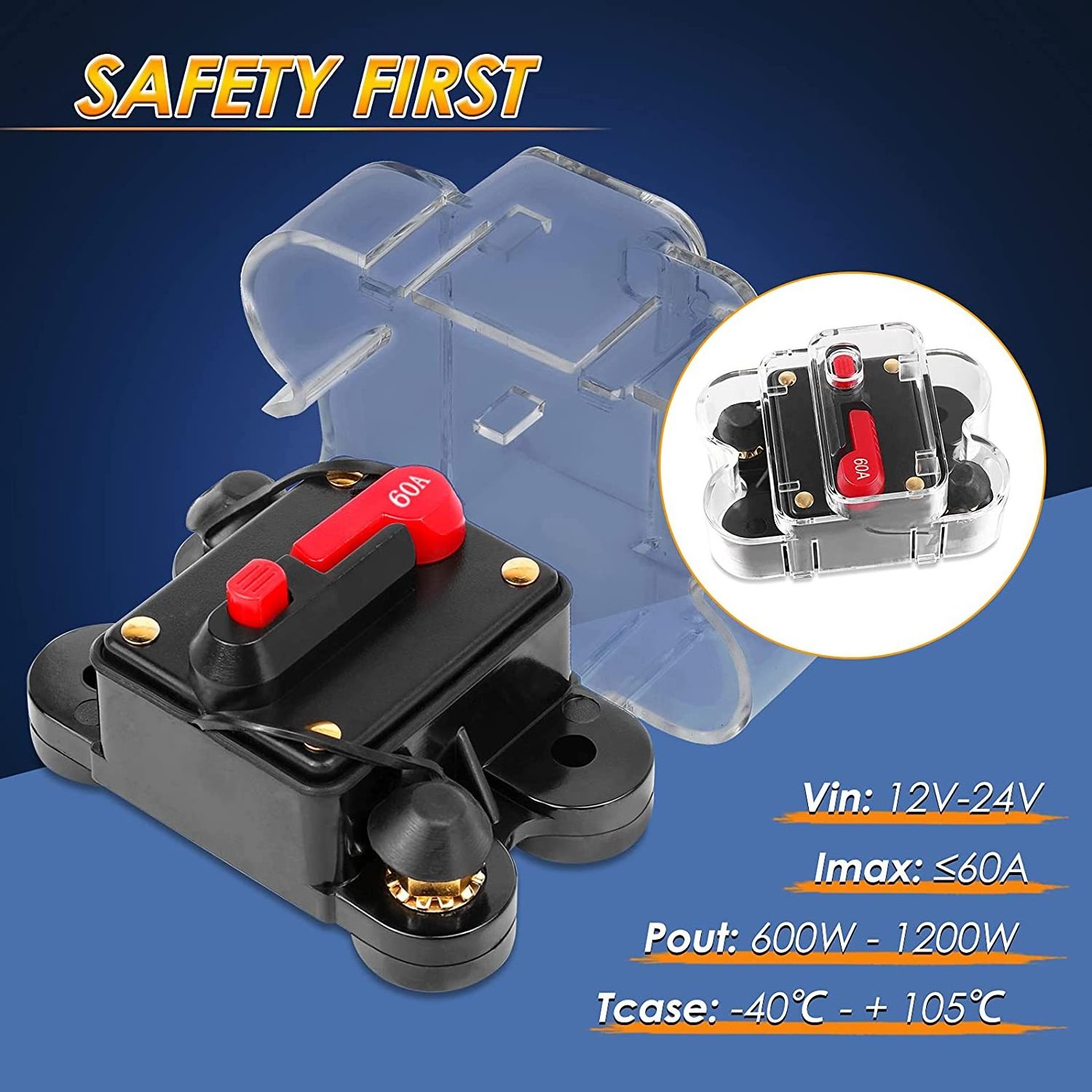 OVOVS 12V Toggle Switch Panel Universal For UTV ATV Off-road Vehicle 8 Gang Push Switch Panel