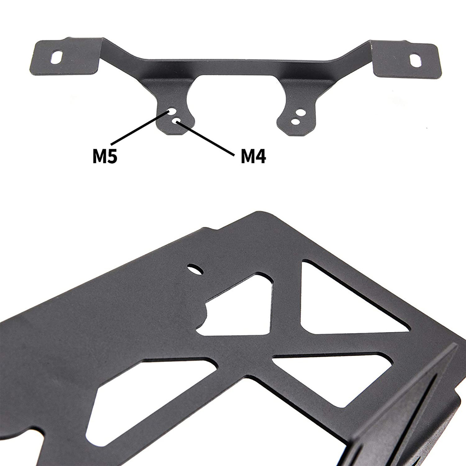 OVOVS Spare Tire Mount License Plate Relocation Bracket 3rd Brake Light Mount Bracket Kit for Jeep Wrangler JL 2018-2021