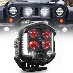 OVOVS OEM 7 Inch Car Led Driving Light With High Low Beam DRL Logo Light Led Work Spot Light For Vehicles 4x4 Off Road