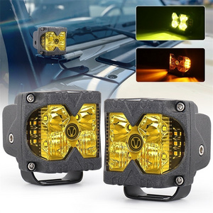 OVOVS Led Driving Light Marine Bumper Truck Offroad Spotlight 3 Inch Car Led Work Light For Jeep Truck Boat