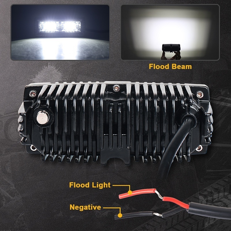 OVOVS Newest Auto Parts 40W LED  Work Light With Flood Beam Car Work Light 4x4 Led Light Bar For Offroad Vehicle