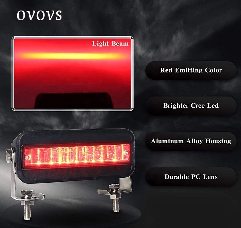 OVOVS Other Car Light Accessories 12-60V Warehouse LED Forklift Safety Light Red Zone Warning Spotlight For Trucck