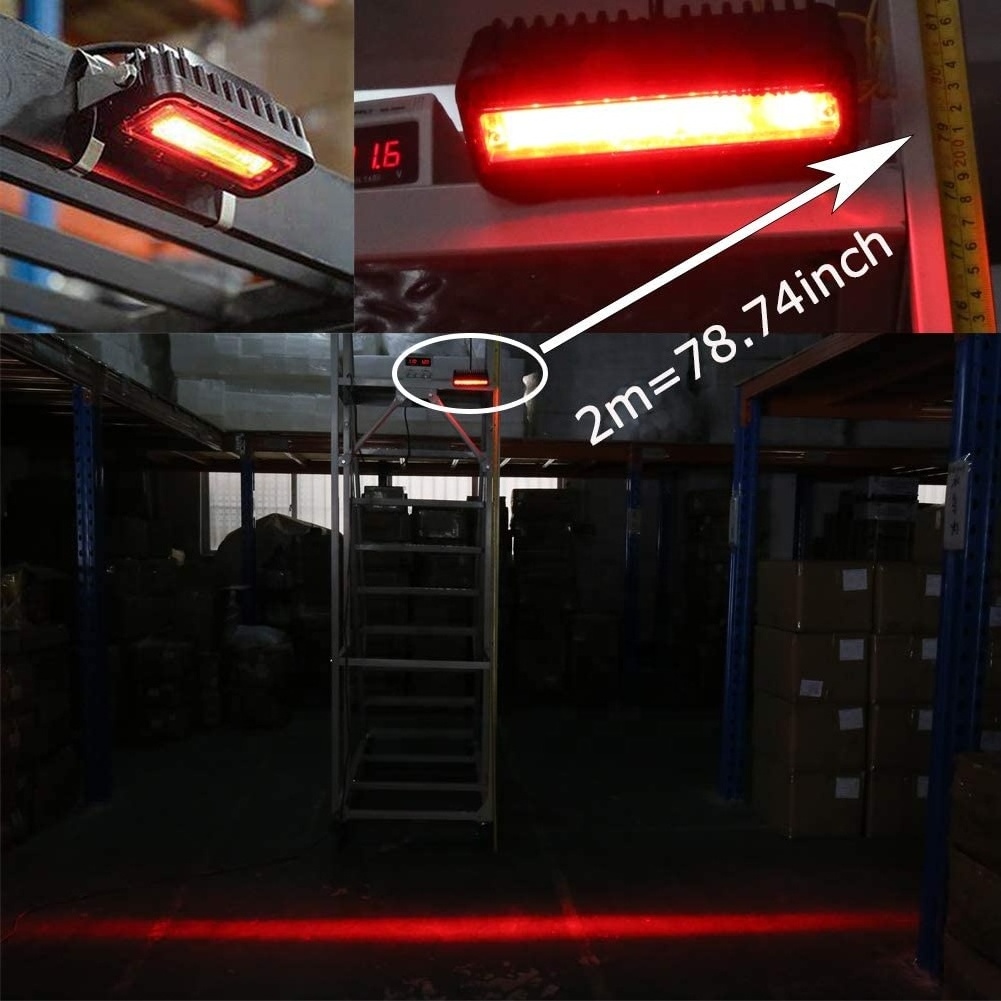 OVOVS Other Car Light Accessories 12-60V Warehouse LED Forklift Safety Light Red Zone Warning Spotlight For Trucck