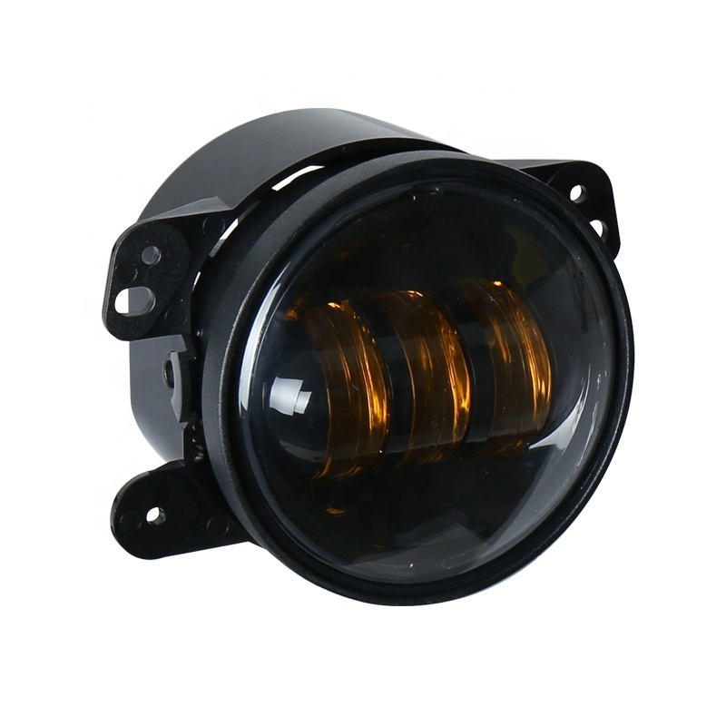 OVOVS 30w 4inch Angel Eyes round Amber Fog Lamp 4