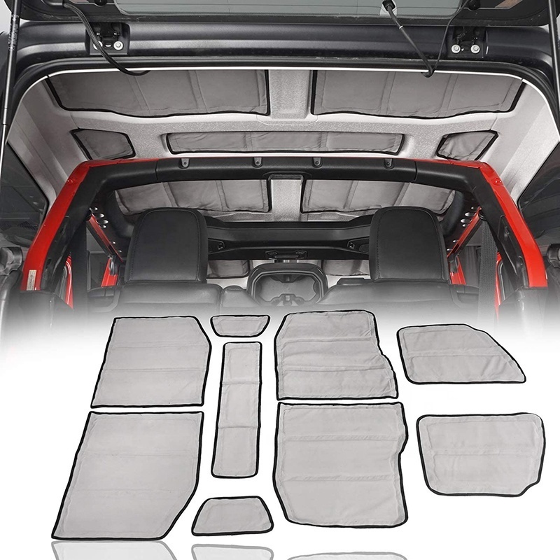 OVOVS Headliner Hardtop Heat Insulation Kit for 2018-2020 Jeep Wrangler JL 4-Door