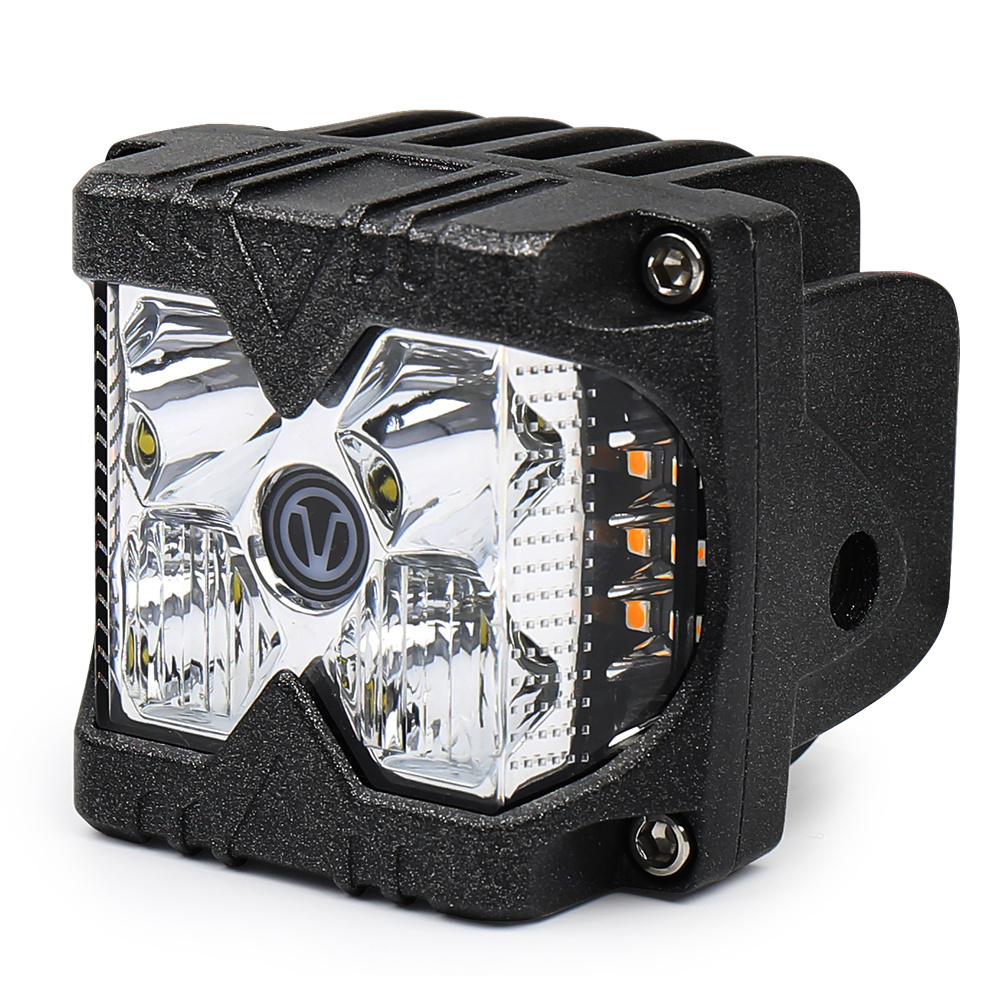 OVOVS 40W Led Offroad Driving Lights 4x4 Side Shooter Strobe 3 Inch Led Work Light for Truck ATV RZR UTV Jeep