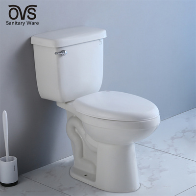 Ovs Cupc North America Ceramic P Trap Floor Mounted Two Piece Wc Toilet Flush Valve Toilet Bowl