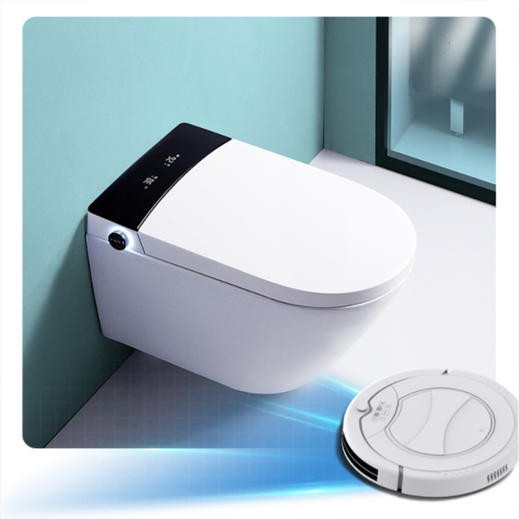 OVS WaterMark Australia 2022 Smart Toilet Cover Powerful Flush Wall Hung Wireless Automatic Toilets