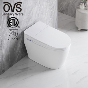 OVS Gravity Flushing Modern High-end Automatic Bathroom Sanitary Wares Floor Mounted Ceramic Intelligent Toilet Smart toilets