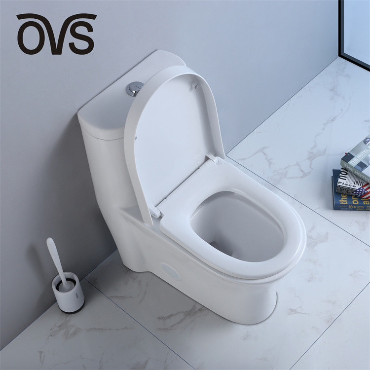 OVS Bathroom Porcelain Ceramic Toilet Bowl American Standard Comfort Quality Craft Parts One Piece Toilet Supplies