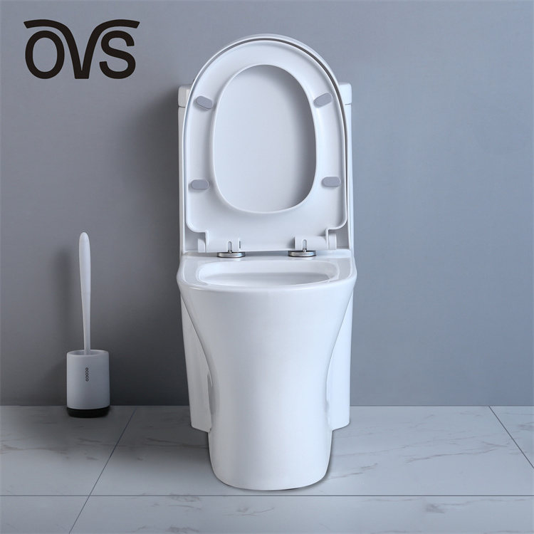 OVS Bathroom Porcelain Ceramic Toilet Bowl American Standard Comfort Quality Craft Parts One Piece Toilet Supplies