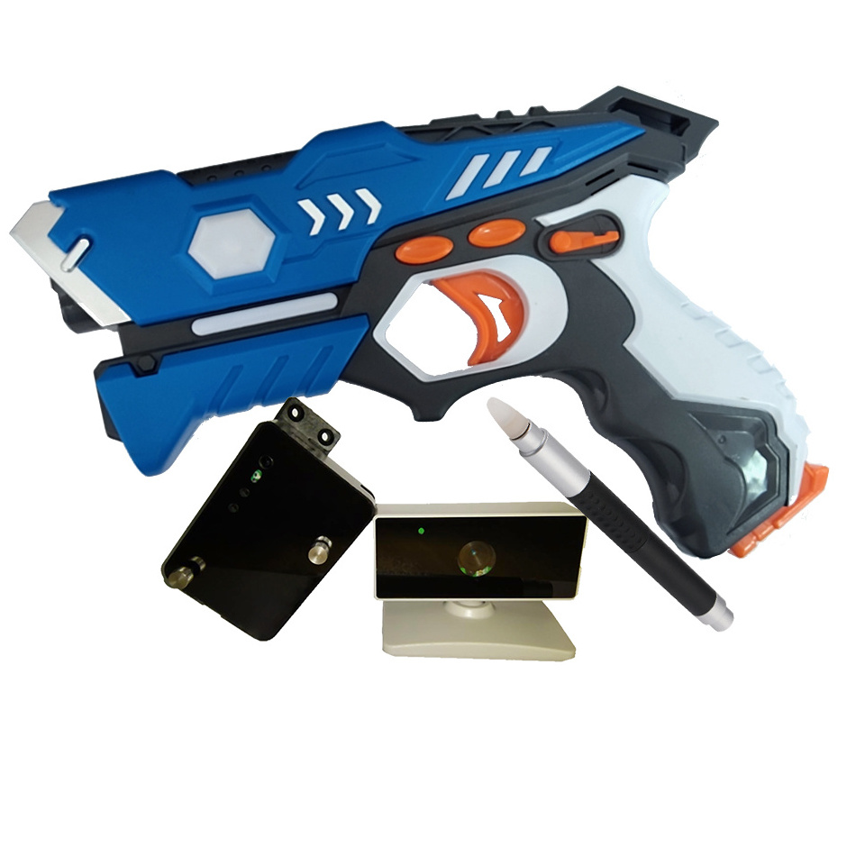 Gun Laser Electric Toy Gun Label Custom Ray with Electron Target Gun and Vest Set Shooting Game Infrared