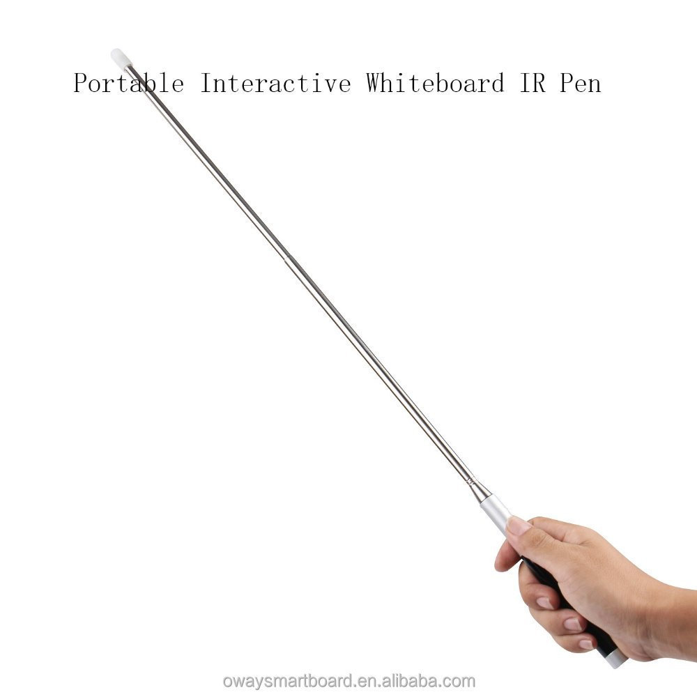 Infrared IR Pointer Pen extendable rod for portable interactive whiteboards