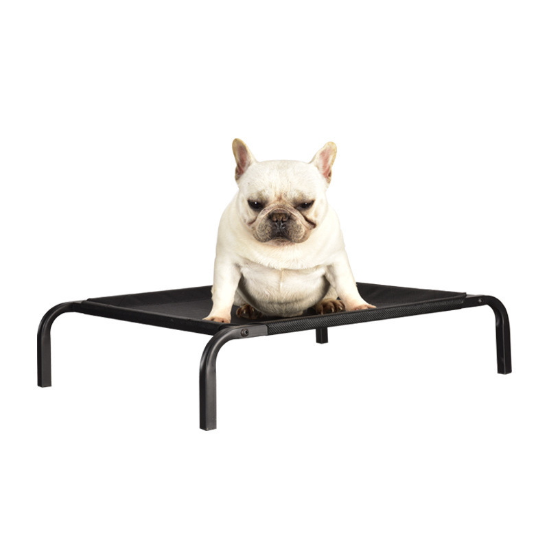 Portable Folding Collapsible Elevated Dog Bed Steel Cushion Pet Camp Outdoor Kennels House Elevated Dog Bed Frame pet supplies